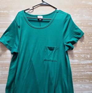 LulaRoe XL Green Carly